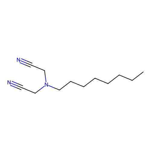 2-[Cyanomethyl(octyl)amino]acetonitrile structure