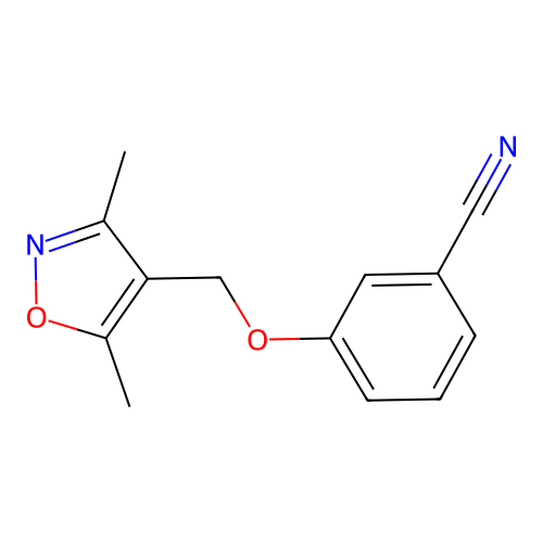 3-[(Dimethyl-1,2-oxazol-4-yl)methoxy]benzonitrile structure