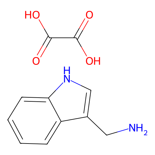 (1H-Indol-3-yl)methanamine oxalate structure