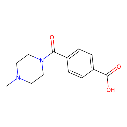 4-(4-methylpiperazine-1-carbonyl)benzoic Acid structure
