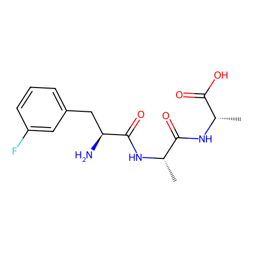 3-Fluorophenylalanyl-alanyl-alanine structure