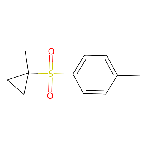 1-Methyl-4-[(1-methylcyclopropyl)sulfonyl]benzene structure