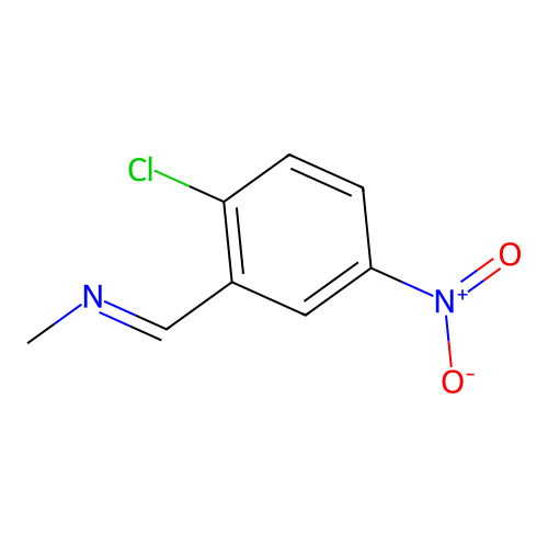 N-(2-Chloro-5-nitrobenzylidene)methanamine structure