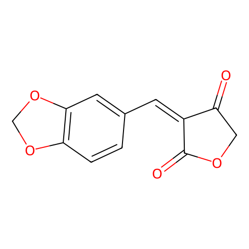 3-(1,3-Benzodioxol-5-ylmethylidene)oxolane-2,4-dione structure