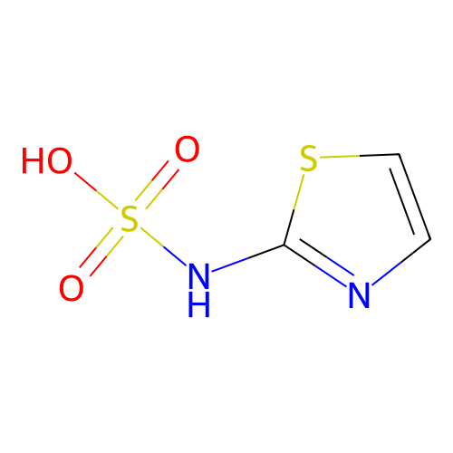 1,3-噻唑-2-基氨基磺酸 structure
