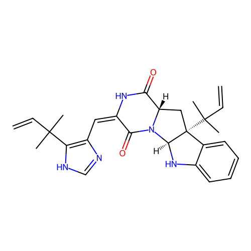Roquefortine E structure