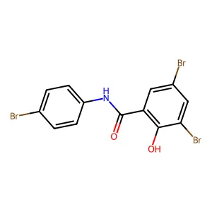 3,4',5-Tribromosalicylanilide structure