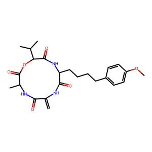 (2-amino-6-(4-methoxyphenyl)hexanoic acid)-AM toxin I structure