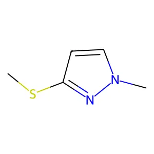 1H-Pyrazole, 1-methyl-3-(methylthio)- structure