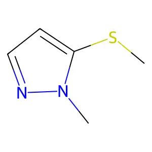 1H-Pyrazole, 1-methyl-5-(methylthio)- structure