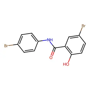 5-溴-N-(4-溴苯基)-2-羟基苯甲酰胺 structure