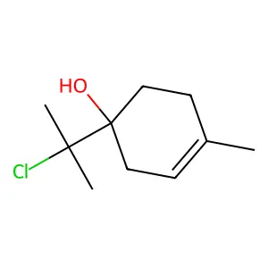 3-Cyclohexen-1-ol, 1-(1-chloro-1-methylethyl)-4-methyl- structure