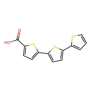 (2,2':5',2''-Terthiophene)-5-carboxylic acid structure