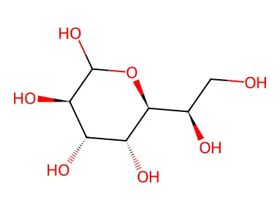 (2S,3S,4R,5R,6S)-2,3,4,5,6,7-hexahydroxyheptanal structure