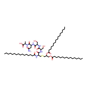 Tripalmitoyl pentapeptide structure