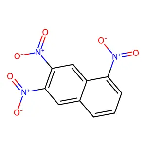 2,3,5-Trinitronaphthalene structure