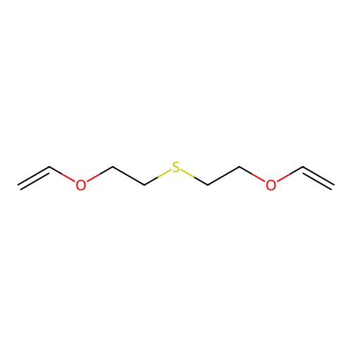Ethene, 1,1'-(thiobis(2,1-ethanediyloxy))bis- structure