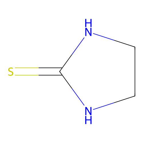 亚乙基硫脲 structure