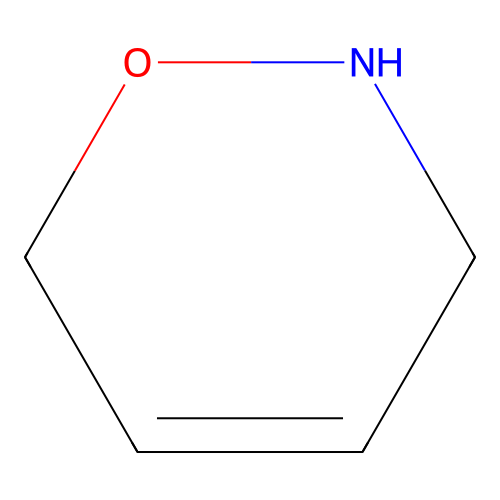 3,6-dihydro-2H-1,2-oxazine structure