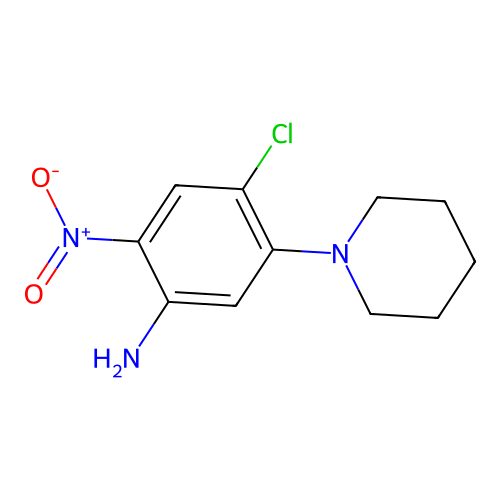 4-Chloro-2-nitro-5-piperidinoaniline structure