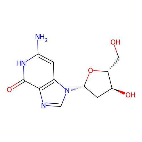 3-Deaza-2'-deoxyguanosine structure