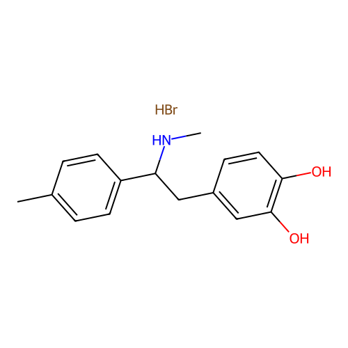 C16H19NO2.BrH.1/2H2O structure