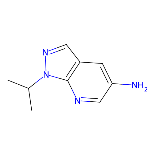 1-(propan-2-yl)-1H-pyrazolo[3,4-b]pyridin-5-amine structure