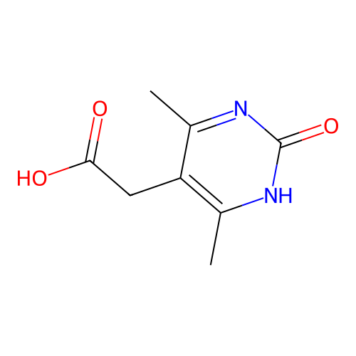 1,2-Dihydro-4,6-dimethyl-2-oxo-5-pyrimidineacetic acid structure