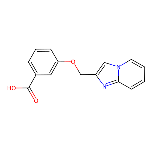3-(Imidazo[1,2-a]pyridin-2-ylmethoxy)benzoic acid structure