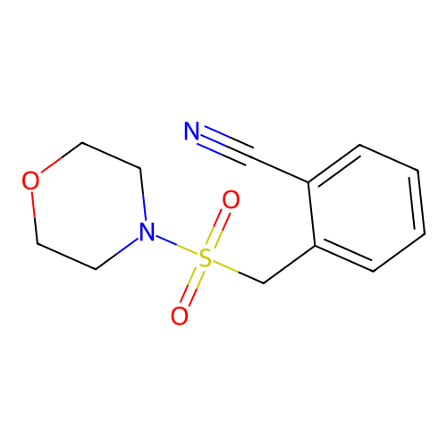 2-[(Morpholine-4-sulfonyl)methyl]benzonitrile structure