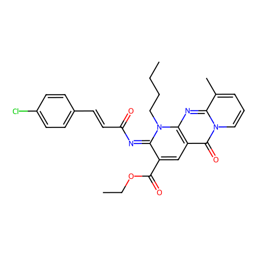 C28H27ClN4O4 structure