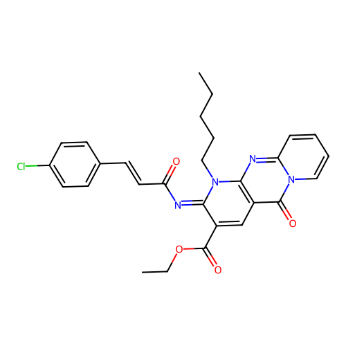 C28H27ClN4O4 structure