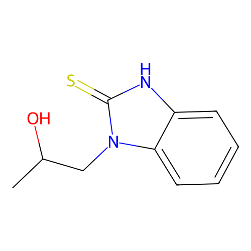 1-(2-Hydroxypropyl)-1,3-dihydro-2H-benzimidazole-2-thione structure
