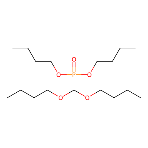 Phosphonic acid, (dibutoxymethyl)-, dibutyl ester structure