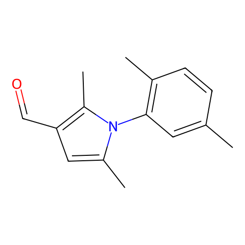 1-(2,5-dimethylphenyl)-2,5-dimethyl-1H-pyrrole-3-carbaldehyde structure