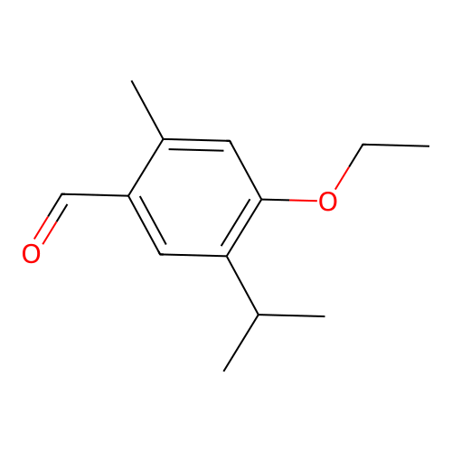 4-Ethoxy-5-isopropyl-2-methylbenzaldehyde structure