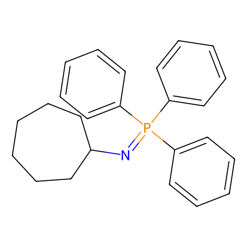 (Cycloheptylimino)(triphenyl)-lambda~5~-phosphane structure