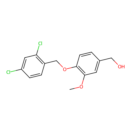 {4-[(2,4-Dichlorobenzyl)oxy]-3-methoxyphenyl}methanol structure
