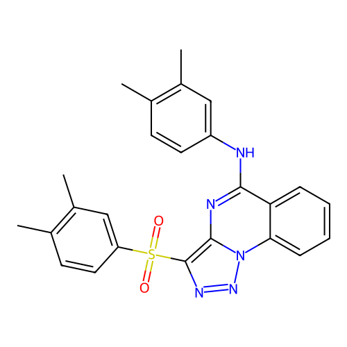 3-(3,4-DIMETHYLBENZENESULFONYL)-N-(3,4-DIMETHYLPHENYL)-[1,2,3]TRIAZOLO[1,5-A]QUINAZOLIN-5-AMINE structure