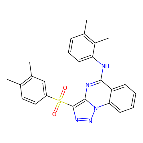 3-(3,4-DIMETHYLBENZENESULFONYL)-N-(2,3-DIMETHYLPHENYL)-[1,2,3]TRIAZOLO[1,5-A]QUINAZOLIN-5-AMINE structure