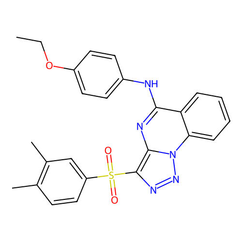 3-(3,4-DIMETHYLBENZENESULFONYL)-N-(4-ETHOXYPHENYL)-[1,2,3]TRIAZOLO[1,5-A]QUINAZOLIN-5-AMINE structure