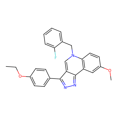 3-(4-Ethoxyphenyl)-5-[(2-fluorophenyl)methyl]-8-methoxypyrazolo[4,3-c]quinoline structure