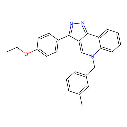 3-(4-Ethoxyphenyl)-5-[(3-methylphenyl)methyl]pyrazolo[4,3-c]quinoline structure