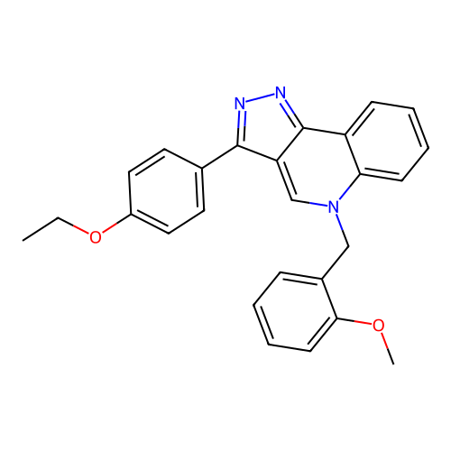 3-(4-Ethoxyphenyl)-5-[(2-methoxyphenyl)methyl]pyrazolo[4,3-c]quinoline structure