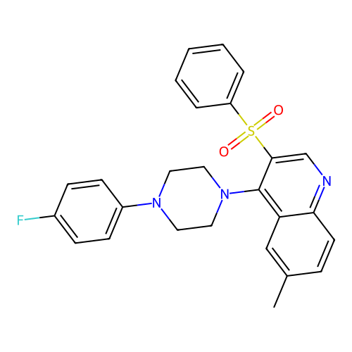 3-(Benzenesulfonyl)-4-[4-(4-fluorophenyl)piperazin-1-yl]-6-methylquinoline structure