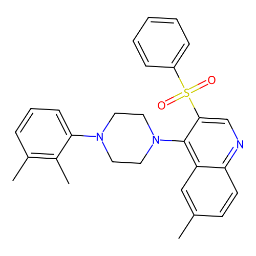 3-(Benzenesulfonyl)-4-[4-(2,3-dimethylphenyl)piperazin-1-yl]-6-methylquinoline structure