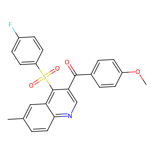 4-(4-Fluorobenzenesulfonyl)-3-(4-methoxybenzoyl)-6-methylquinoline structure