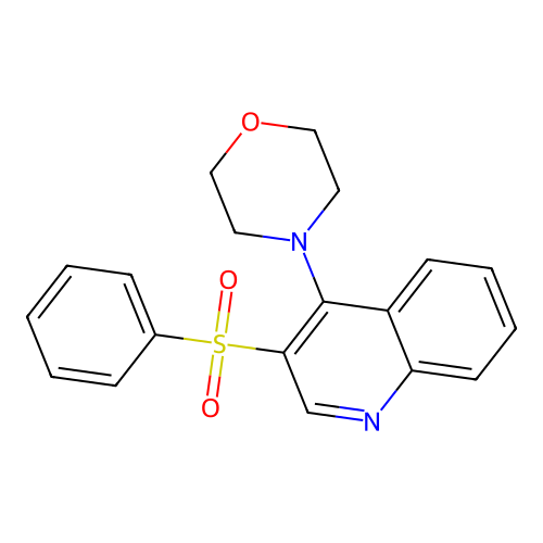 3-(Benzenesulfonyl)-4-(morpholin-4-yl)quinoline structure