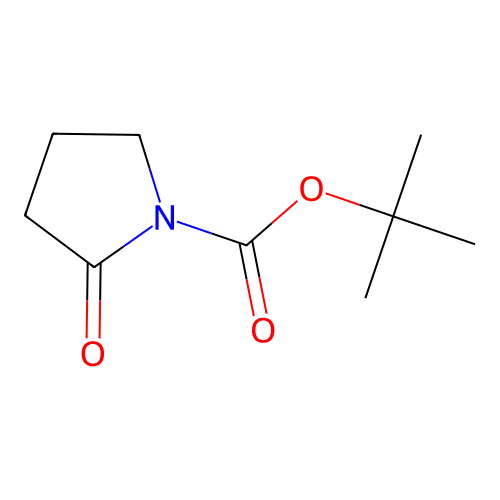 1-Pyrrolidinecarboxylic acid, 2-oxo-, 1,1-dimethylethyl ester structure