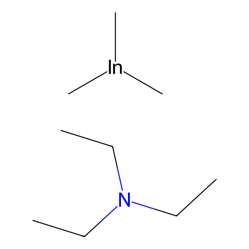 Trimethyl(triethylamine)indium structure